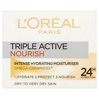 L\'Oreal Paris Triple Active Very Dry Skin Moisturiser 50ml
