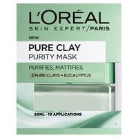 loreal paris pure clay purity face mask 50ml