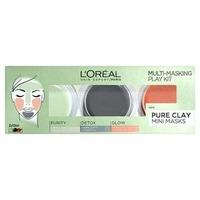 L\'Oreal Paris Pure Clay Multi-Masking Play Kit 3x 10ml