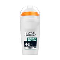 loreal paris men expert sensitive control 48h roll on deodorant