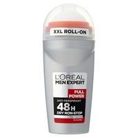 loreal paris men expert full power 48h anti perspirant roll on deodora ...