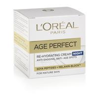 loreal age perfect re hydrating night cream mature skin 50ml