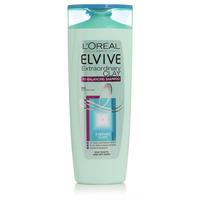 loreal elvive extraordinary clay re balancing shampoo oily roots and d ...