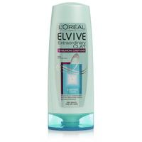 L\'Oreal Elvive Extraordinary Clay Re Balancing Conditioner Oily Roots and Dry Ends 400ml