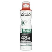 loreal men expert sensitive control deodorant 250ml