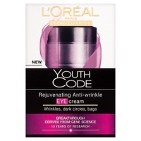 loreal youth code rejuvenating anti wrinkle eye cream 15ml