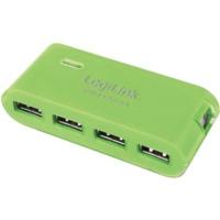 LogiLink 4 Port USB 2.0 Hub green