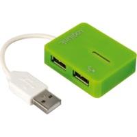 LogiLink Smile 4 Port USB 2.0 Hub green