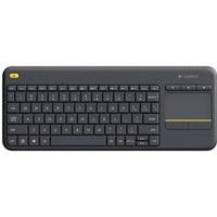 Logitech K400 Plus Wireless Touch Keyboard (Black) IT