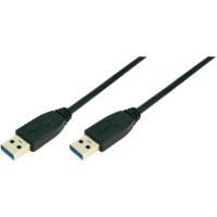 logilink cable usb 30 type a to type a black 3m cu0040