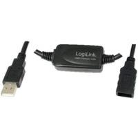 logilink extension cable usb 20 black 20m ua0146