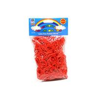 loom bandz rainbow colours 600 count red