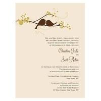 Love Bird Invitation