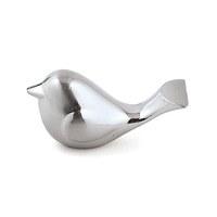 Love Bird Card Holders - Brushed Silver