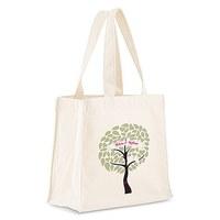 love bird tree personalised tote bag