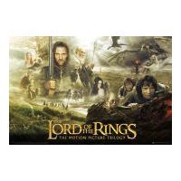 lord of the rings trilogy maxi poster 61 x 915cm