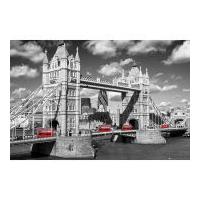 london tower bridge buses maxi poster 61 x 915cm