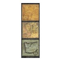 lord of the rings maps of middle earth door poster 53 x 158cm