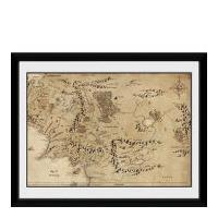 Lord of the Rings Map - 8x6 Framed Photographic