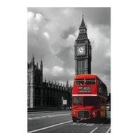 London Red Bus - 24 x 36 Inches Maxi Poster