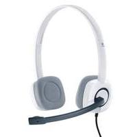 logitech stereo headset h150 cloud white