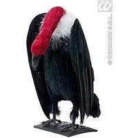 Long Neck Feathered Vultures 26cm Accessory For Fancy Dress