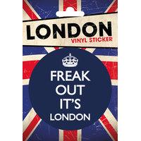 London Freak Out Vinyl Sticker