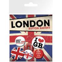 london keep calm badge pack