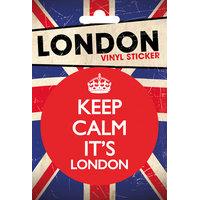 London Keep Calm Vinyl Sticker