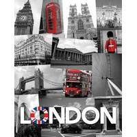 London (collage) Travel Mini Poster Print, 41x51cm