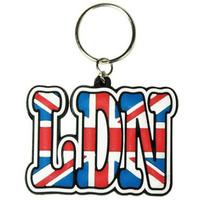 london union jack rubber keyring