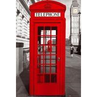 London Telephone Box Poster