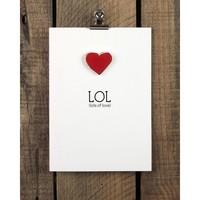 LOL (Lots Of Love) Card
