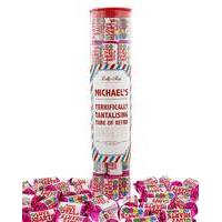 love hearts personalised sweet tubes