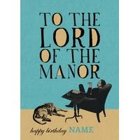 Lord Of The Manor - Vintage Birthday Card