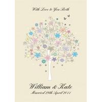 love to you both personalised wedding card