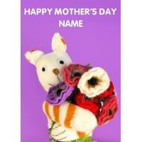 loads of washing l knit purl personalised mothers day card mi1060