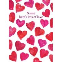 Lots of Love | Valentine\'s Day Card | LL1070