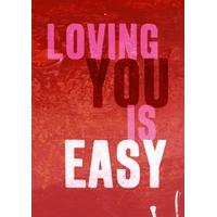 Loving You is Easy | Valentines Card | BC1057