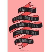Love is... | Romantic Card | VA1005