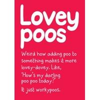 Lovey Poos |Really Good |RG1065
