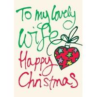 Lovely Wife Xmas| Christmas Card |LL1142