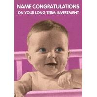 Long Term Investment Pink |New Baby| CT1099