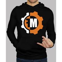 logo front - black sweatshirt