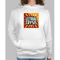 logo sweatshirt girl lethal crysis