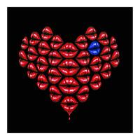 Love Lips - Blue By Osch aka Otto Schade