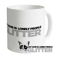 Lonely People Glitter Mug