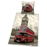London Bus Single Duvet Cover Bedding Set