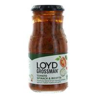 Loyd Grossman Tomato Spinach & Ricotta Sauce Jar