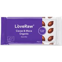 love raw cacao maca superfood energy bar 48g